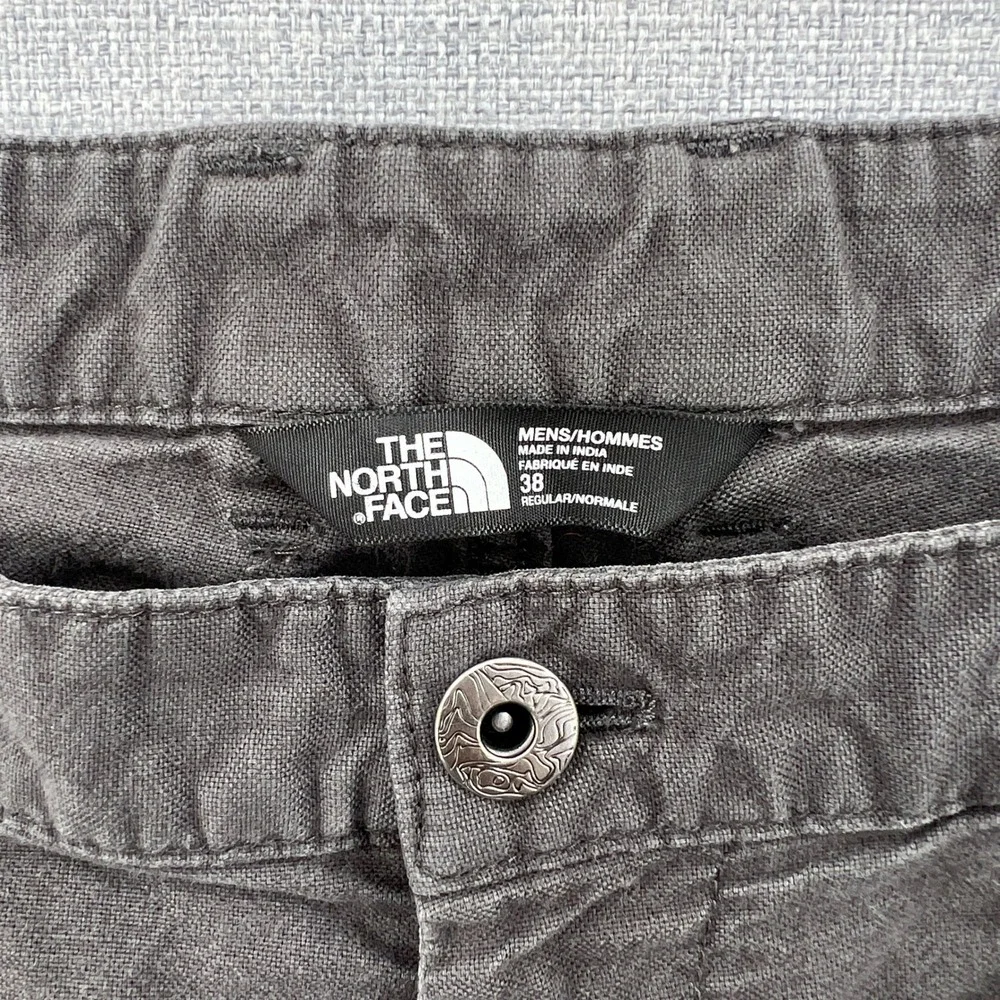 The North Face Pants Mens 38x31 Grey Cotton Blend Outdoor Hiking Casual Gorpcore